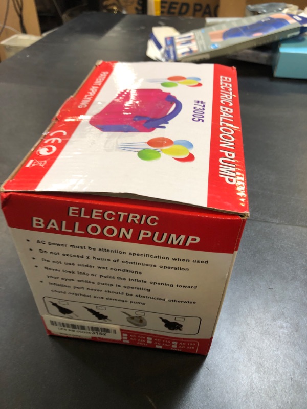 Photo 1 of Growsun Electric Air Balloon Pump 110V 600W Balloon Blower Inflator for Garland Arch Party Decoration,Rose Red