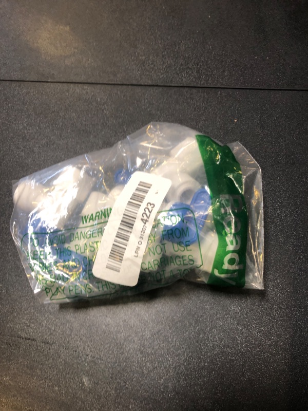 Photo 1 of YZMSZ Acetal Copolymer RO Water Storage Tank Ball Valve,3/8 inch O.D. Tubing x 3/8 inch Female Speedfit Shut Off Valve,Quick Push to Connect Plastic Plumbing Fitting Push Fit (pack of 5)