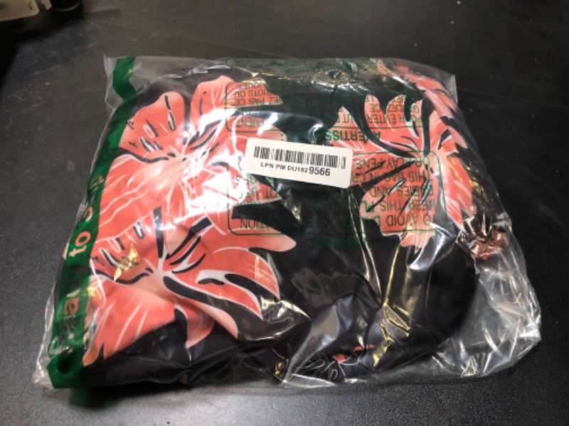 Photo 1 of Zando Women One Piece Bathing Suit Tummy Control Swimsuits with Boyshort Swim Dress Swimwear Slimming Skirt Bathing Suit Dress Flower Print Pink 12-14