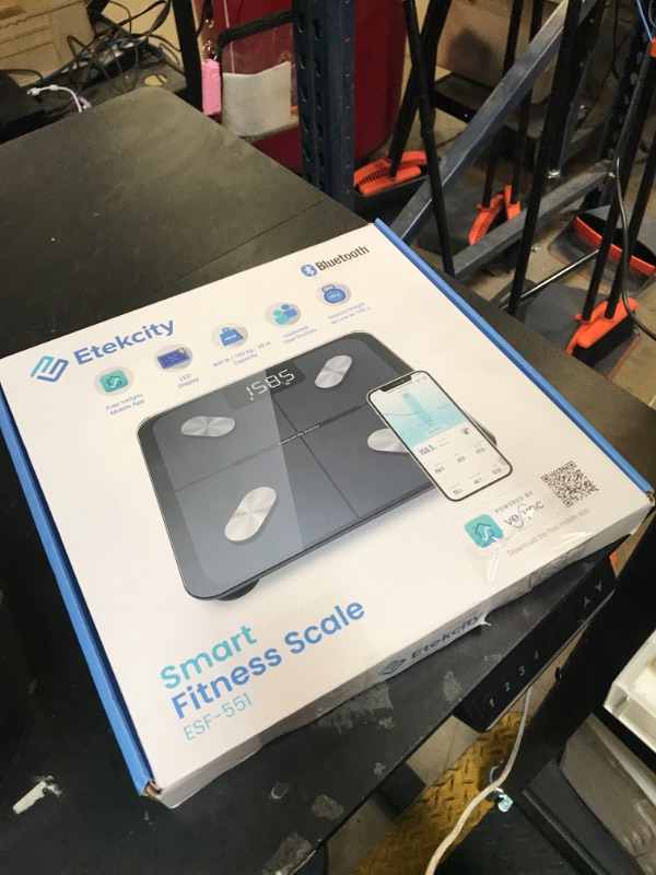 Photo 1 of Etekcity Smart Scale for Body Weight FSA HSA Store Eligible, Bathroom Digital Weighing Scale with BMI, Body Fat, Muscle Mass, Accurate Bluetooth Home User Health Equipment Sync Apps
