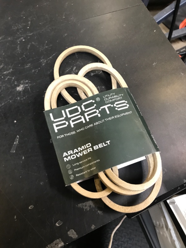 Photo 1 of UDC Parts Mower Deck Belt 954-05021 XT1 LT42 XT2 LX42 for Cub Cadet 42 Inch Craftsman T210 / 754-05021 / Aramid Cord / 99.75 inches