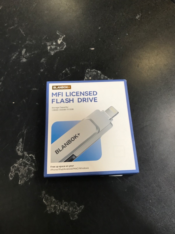 Photo 1 of MFi Certified 128GB Photo Stick for iPhone Flash Drive,USB Memory Stick Thumb Drives High Speed USB Stick External Storage Compatible for iPhone/iPad/Android/PC