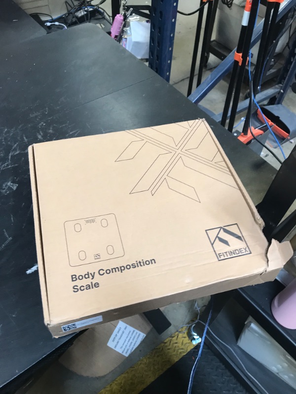 Photo 1 of FITINDEX Smart Scale for Body Weight, Bluetooth Body Fat Scale with BMI, Muscle Mass, Body Composition, Digital Bathroom Scale, 400lb - FSA HSA Eligible, White