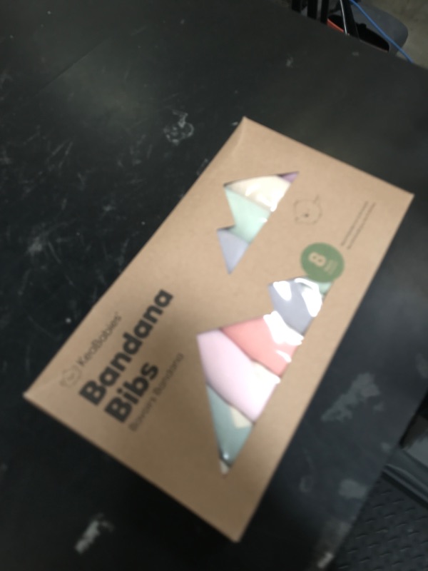 Photo 1 of 8-Pack Organic Baby Bandana Bibs for Girls - Super Absorbent Triangle Baby Bibs for Drooling and Teething Infant, 100% Cotton Extra Soft for Newborn, Infant 0-36 Months (Muted Pastel)