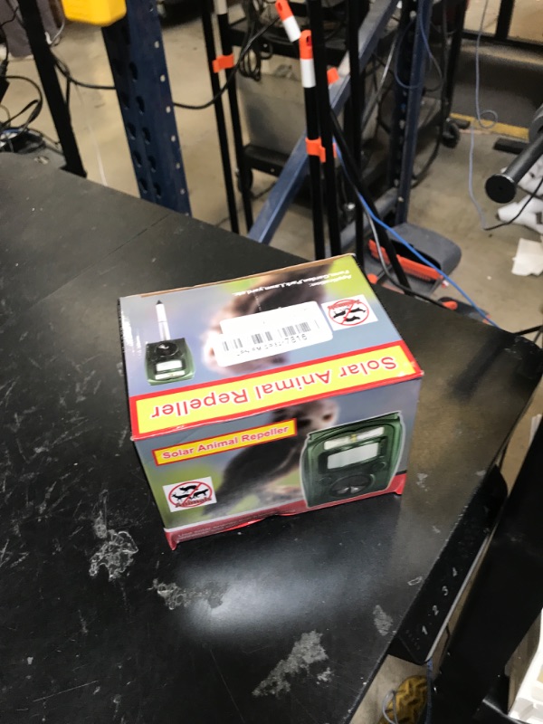 Photo 1 of Cat Repeller Outdoor - Ultrasonic Animal Repeller Solar Powered - Waterproof Squirrel Repellent,Raccoon Deterrent with Motion Activated,Repels Dog,Rabbit,Fox,Bird for Farm Yard Protection