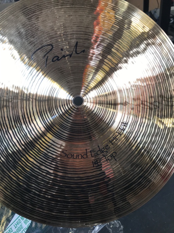 Photo 1 of Paiste 14 inch Signature Sound Edge Hi-hat Top Cymbal