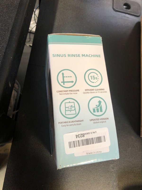 Photo 1 of Nasal Irrigation System, Nasal Care, Sinus Rinse Machine, Nasal Rinse Machine, Nasal Cleaner with Auto Waste Collection Function for Sinus, Runny Nose, Nasal Congestion Turquoise