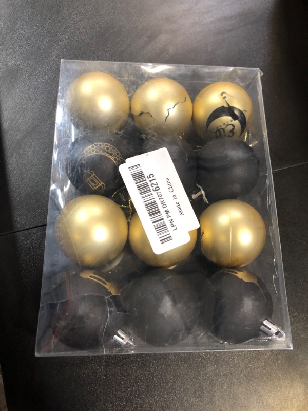 Photo 1 of 12Pcs Ramadan Kareem Hanging Ball Ornaments, 1.96" Islamic Muslim Party Decorations for Eid Mubarak and Ramadan Celebration