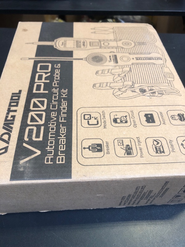 Photo 1 of VDIAGTOOL V200 Pro Automotive Power Circuit Probe Tester Breaker Finder Tool, 12/24V Electrical Open Short Circuit Finder, Wire Tracer, AC DC Voltage Trailer Relay Fuse Test