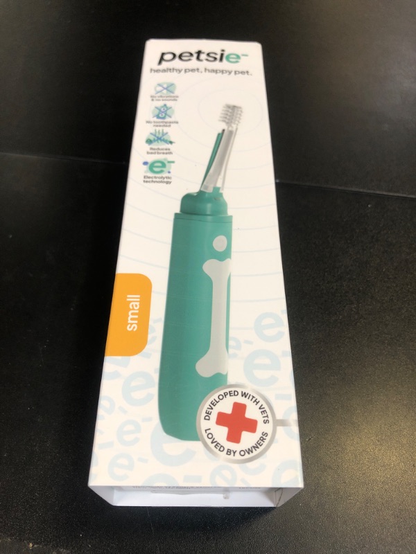 Photo 1 of petsie Dog Toothbrush | Innovative Eletrolytic Technology | Improves Oral Health & Reduces Bad Breath | No Vibrations & Silent Teeth Cleaning Brush | No Toothpaste Needed | Dog Teeth Cleaning Kit