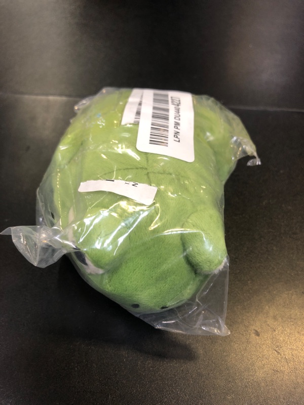 Photo 1 of TAMMYFLYFLY Cute Realistic Green Frog Plush Toy Green Frog Stuffed Animal Lifelike Animal Doll 15cm