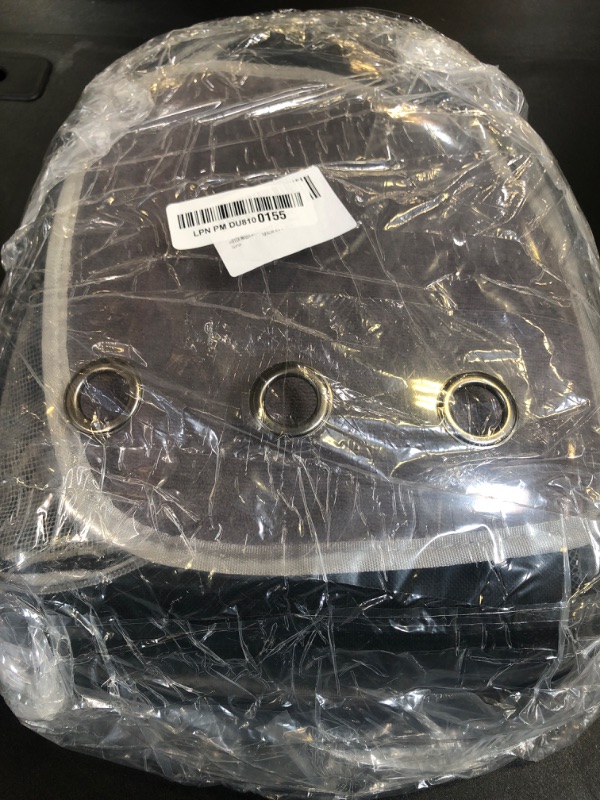 Photo 1 of Cat Backpack Carrier, Pet Cat Carrier with Ventilated Design for Carrying Puppy Cats, Pet Carrier Backpack for Traveling/Hiking/Camping/Outdoors Airline Approved Travel Carrier (Black)