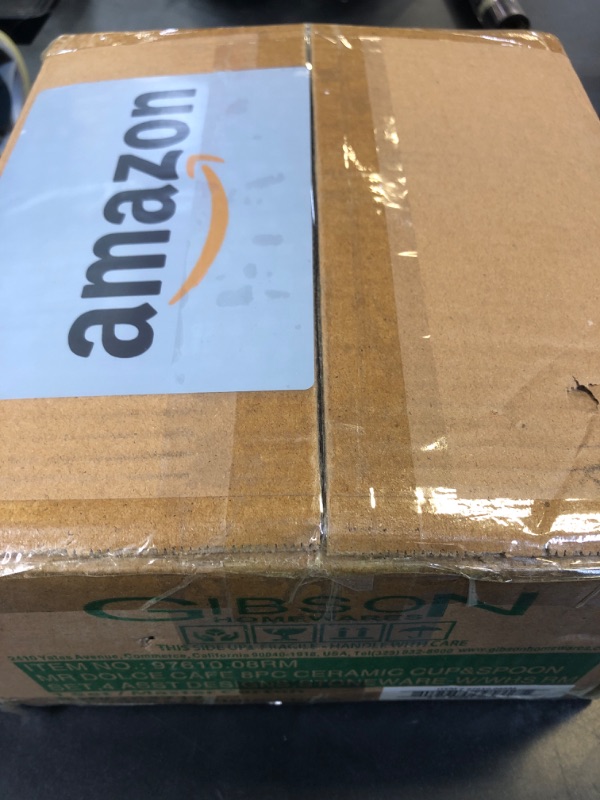 Photo 1 of Mr. Coffee Bareggio Mug and Spoon Set, Café Americano, 8-Piece Mug and Spoon Set (14oz)