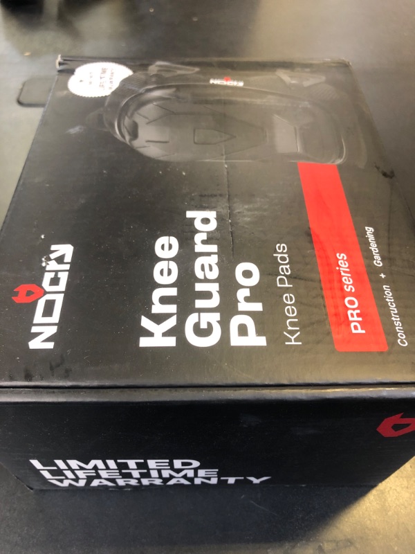 Photo 1 of NoCry Professional Construction Knee Pads for Men and Women with Non-Slip Heavy Duty Cap and Ankle Support — Thick Foam and Gel Cushioning — Reinforced, Adjustable Straps and Military-grade Rivets