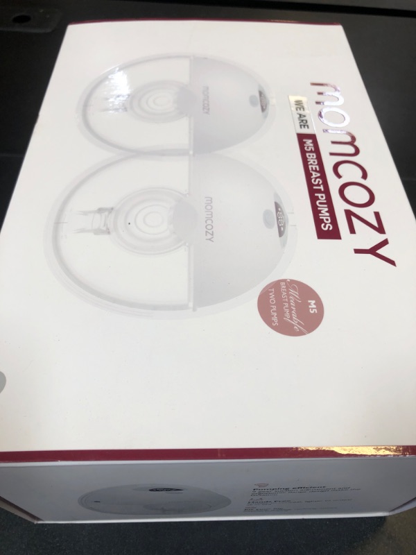 Photo 1 of Momcozy Breast Pump, Double-Sealed Flange for Comfort - 24mm, 2 Pack Ash Gray