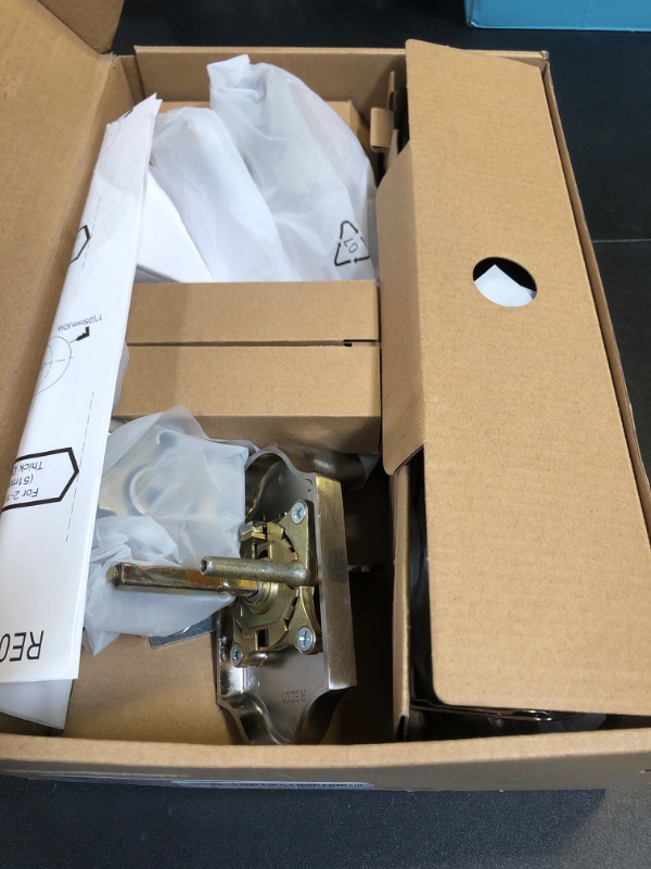 Photo 1 of Revolo RE001 Electronic Keypad Deadbolt, Keyless Entry Door Lock, Smart Keyed Entry with Handle, Auto Lock, Front Door Handle Sets, Anti-Peeking Password, Satin Nickel