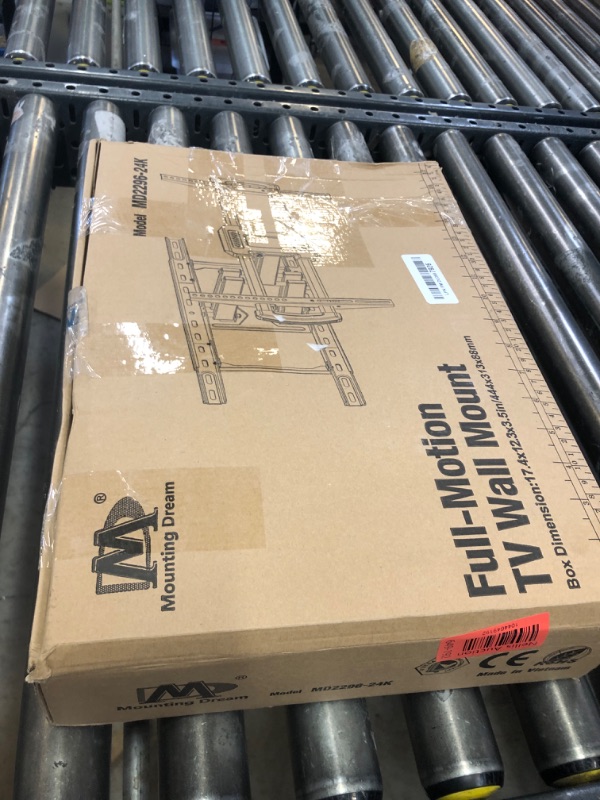 Photo 1 of Mounting Dream TV Wall Mounts TV Bracket for Most 42-84 Inch TVs, UL Listed Premium TV Mount Full Motion with Articulating Arms, Max VESA 600x400mm and 100LBS, Fits 16", 18", 24" Studs, MD2296-24K
