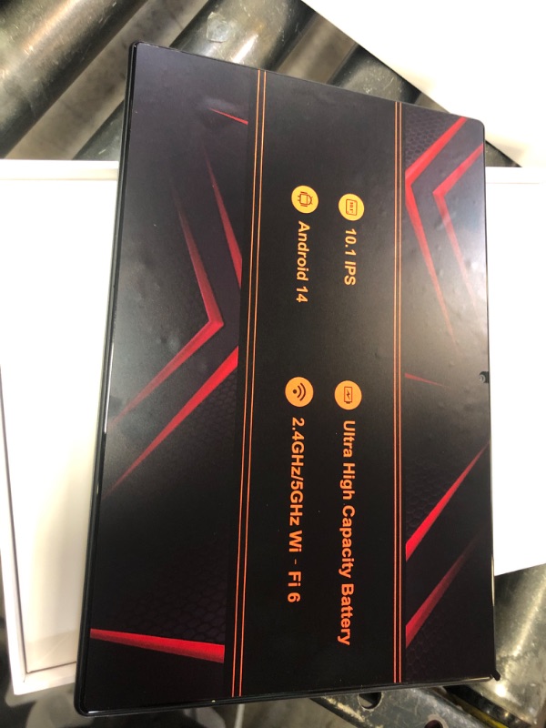 Photo 1 of ATMPC Tablet 10 inch Android 14 Tablet with Octa Core Processor 12GB RAM 64GB ROM 1TB Expandable 1280x800 IPS Touchscreen, 6000mAh Battery, WiFi 6, BT 5.4, Dual Camera (Sliver)