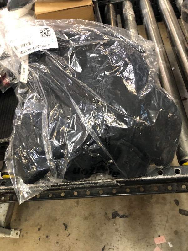 Photo 1 of Amazon Essentials Men's Sweatshirt, Mock Neck, Fleece Zip Up, Washed Black, Medium