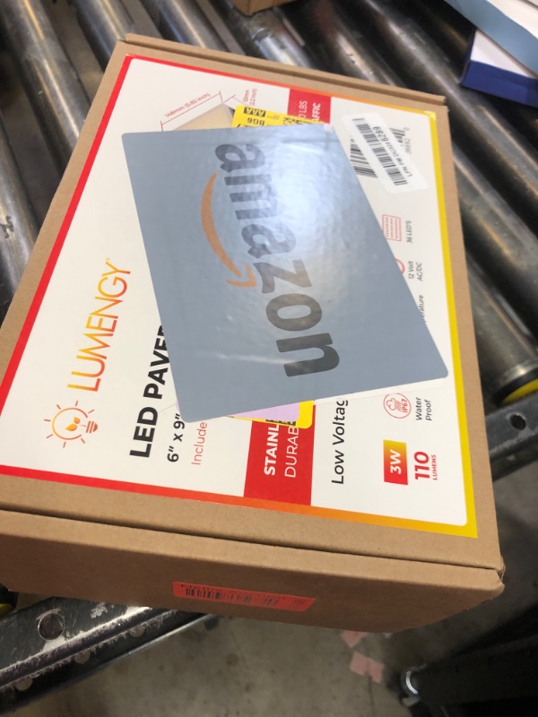 Photo 1 of LUMENGY Paver Light 6X9 Inch (5.82 x 8.85 inches) 2700K, Brick Lighting for Pavers, Driveways, Pathways, Patios, Inground & Garden, 12V Waterproof, Drive-Over Rated