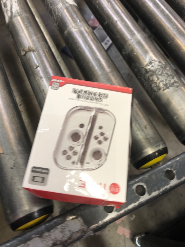 Photo 1 of IINE Storage Case for Joy-con, Portable Dust-Proof Protective Box Compatible with Nintendo Switch Joy-Con, Switch/OLED PC Transparent Shell Case with Magnetic Closure