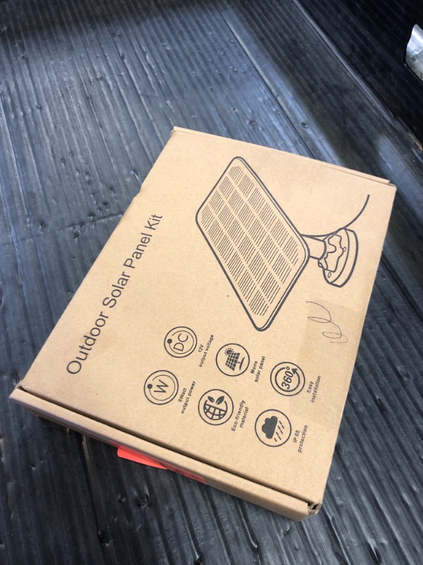 Photo 1 of Vuebee Solar Charger, 6W Panel Compatible With Ring Video Doorbell 2/3/4/Battery, Adjustable Wall Mount, 9.8ft Cable
