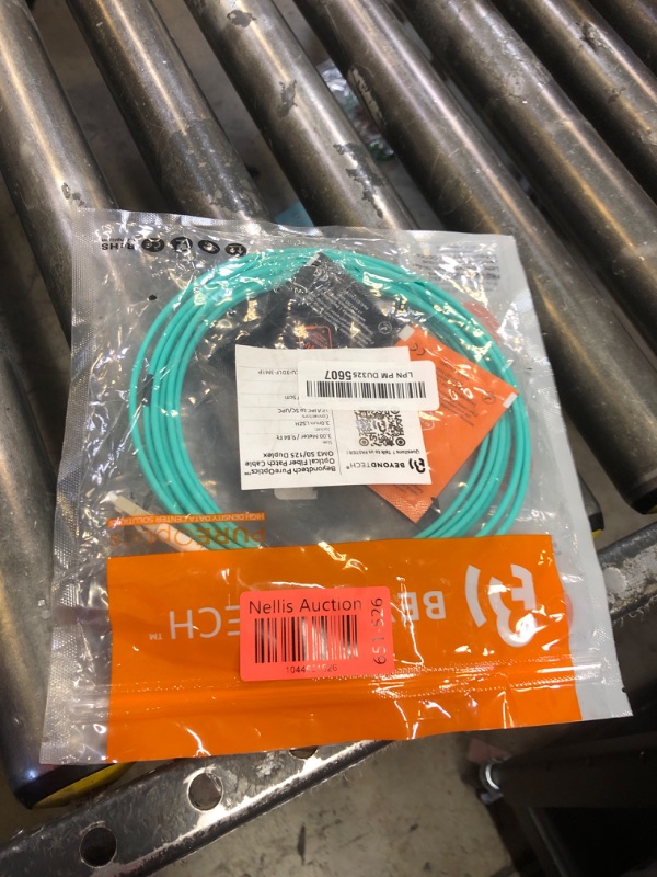 Photo 1 of BEYONDTECH LC to SC Fiber Patch Cable Multimode Duplex - 3m (9.84ft) - 50/125um OM3 10G LSZH PureOptics Cable Series