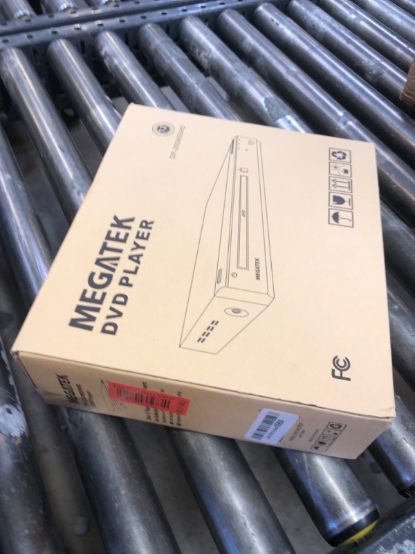 Photo 1 of MEGATEK Region-Free DVD Player for TV with HDMI, CD Player for Home, Plays All Regions and Formats, USB Port, Durable Metal Casing, Remote, HDMI and RCA Cables Included