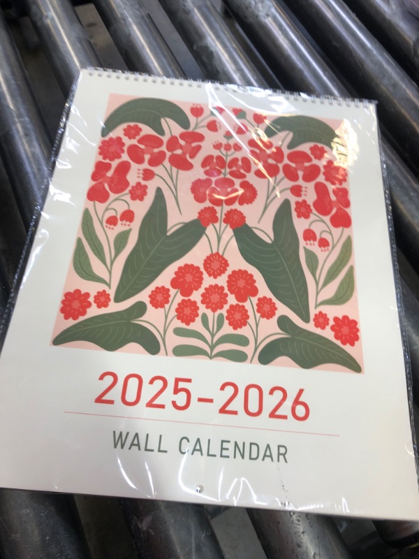 Photo 1 of Guasslee Wall Calendar 2025-2026, Vertical Calendar Wall 2025, 19-Month Aesthetic Calendar From 2025 Jun-2026 Dec, 28" X 11" Monthly Planner Wall With Thick Paper, Floral Design for Home Office