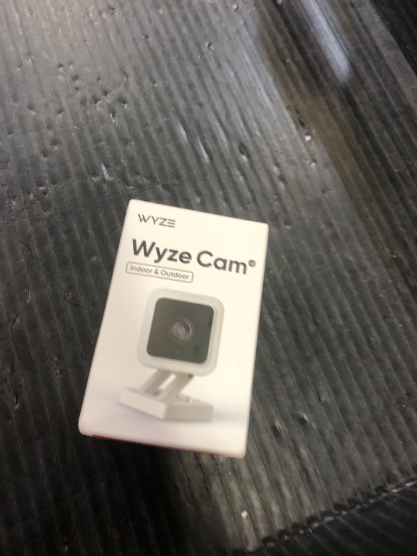 Photo 1 of WYZE Cam v3, 1080P HD WiFi Wired Indoor/Outdoor Home Security Camera, Pet/Baby Monitor, Color Night Vision, 2-Way Audio, MicroSD Card Slot, Compatible with Alexa & Google - White