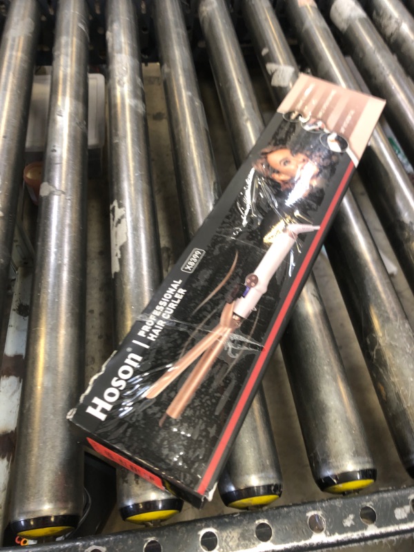 Photo 1 of 3/4 Inch Curling Iron Professional, Ceramic Tourmaline Curl Wand Barrel, Hair Curler Iron for Short Hair,Glove Include, Glove Include, Gold