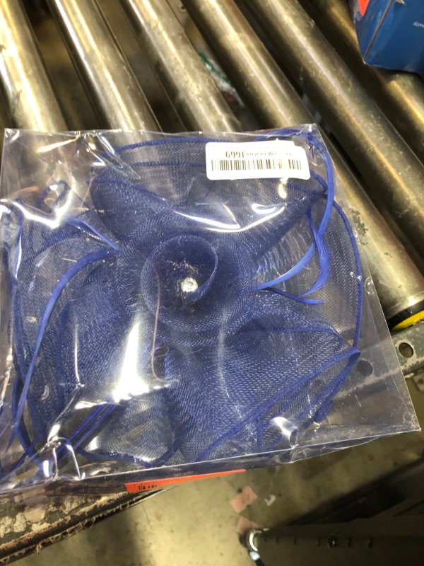 Photo 1 of Needzo Blue Fascinator Hat Headband for Women, Tea Party and Derby Hair Accessories, One Size