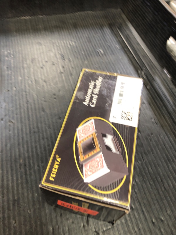 Photo 1 of FEIERYA Automatic Card Shuffler 2 Deck,Battery-Operated Electric UNO Poker Shuffler,Playing Card Shuffler for Home Card Game,Travel