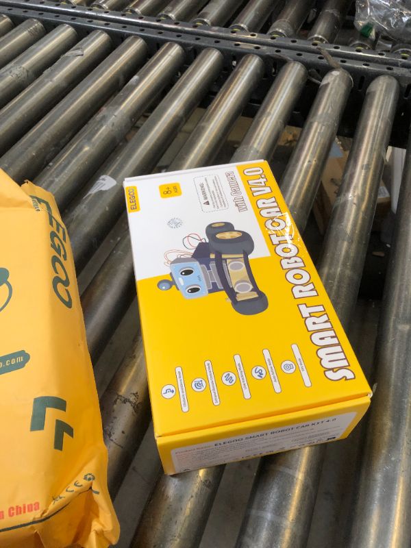 Photo 1 of ELEGOO UNO R3 Smart Robot Car Kit V4 for Arduino Robotics for Kids Ages 8-12 12-16 STEM Science Kits Coding Gifts for 8 9 10 11 12 13 14 15 16 Year Old Boys Girls Teens Cool Engineering Building Toys