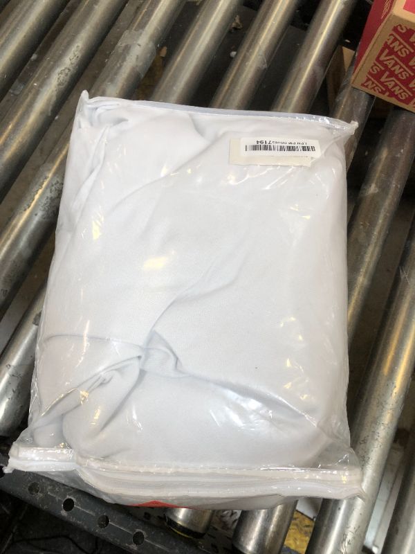 Photo 1 of KEQIAOSUOCAI Blackout Extra Long Linen Curtains 11 ft Length Drapes, White High Ceiling Living Room Tall Cutains Back Tab Pocket 2 Story Long Window Curtains 132 Long 50 Inch Wides 2 Panels
