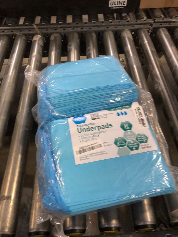 Photo 1 of MED PRIDE Disposable Underpads 23'' X 36'' (50-Count) Incontinence Pads, Chux, Bed Covers, Puppy Training | Thick, Super Absorbent Protection for Kids, Adults, Elderly | Liquid, Urine, Accidents