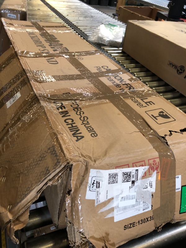 Photo 1 of EMART 10ft Square Backdrop Stand Heavy Duty, Pipe and Drape Photo Background Support Kit, Adjustable Metal Frame with Flat Base for Wedding Birthday Party Decorations