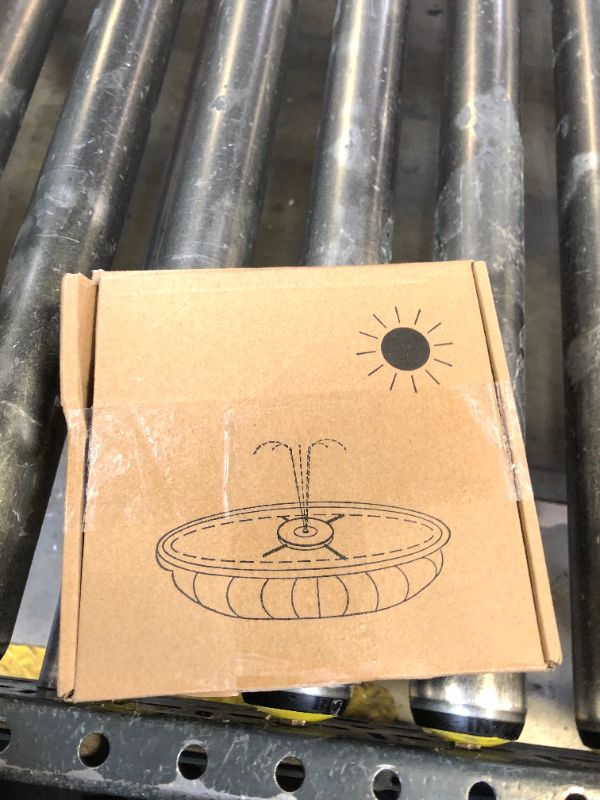 Photo 1 of Solar Fountain, Floating Solar Powered Water Fountain Pump for Bird Bath, Garden, Pond, Pool, Outdoor Solar Founatin (2.5W)