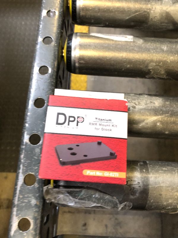 Photo 1 of DPP Titanium Mounting kit/Plate/Adapter Compatible with Glock Trijicon RMR/SRO&Holosun 407C/507C/508T (Titanium)