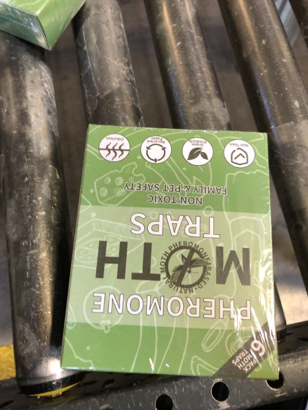 Photo 1 of UltraPestcide Moth Traps for Clothes\- Clothing Moth Traps with Pheromones Attractant, Moth Sticky Trap for Closets & Carpet & Wardrobes, Indoor Clothes Moth Killer