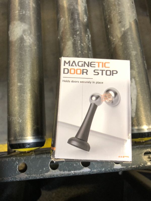 Photo 1 of 4PCS Magnetic Door Stopper-3.11 inch,Aluminum Weak Magnetic Door Stop Door Holder Keep Door Open, Magnet Door Catch with Adhesive Tapes & Screws