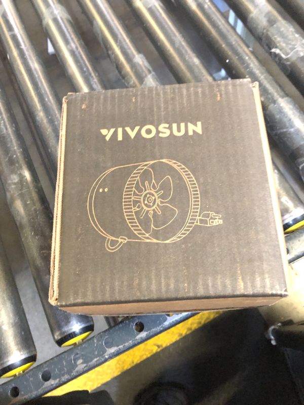 Photo 1 of VIVOSUN Inline Booster Duct Fan 4” 100 CFM, HVAC Exhaust Ventilation Fan with Low Noise for Basements, Bathrooms, Kitchens, Attics, Grow Tents, Black