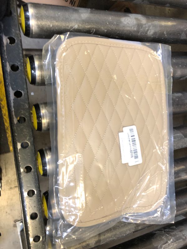 Photo 1 of Car Center Console Cover, Upgraded Microfiber Leather Car Arm Rest Cover with 2 Storage Bags, Universal Armrest Cover for Car Storage Box Car Interior Accessories Protector for Most Vehicle-Beige