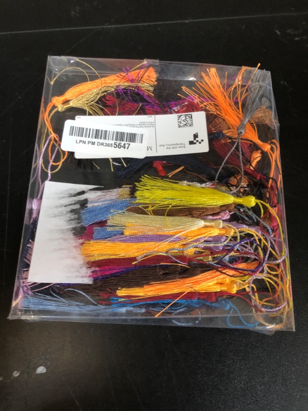 Photo 1 of MUXGOA 148 Pcs Bookmark Tassels for Crafts,Key Chain Mini Tassels for Jewelry Making & Graduation Book Marks(37 Colors, 4 Pcs of Each)