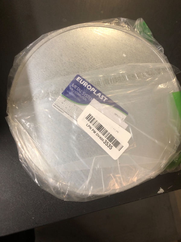 Photo 1 of 8” Inch Duct End Cap - Galvanized Steel Round Vent Cover for Outdoor and Indoor Use – Pipe Cover – Steel Plug for Dryer Ducts and Pipes – End Cap for HVAC Systems