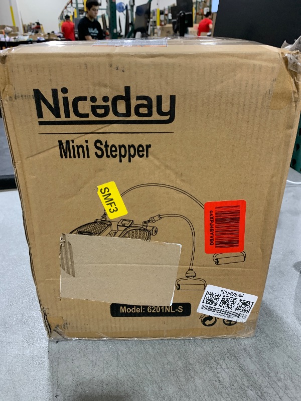 Photo 1 of Niceday Steppers for Exercise, Mini Stair Stepper with Resistance Bands at Home Workout Equipment with 300LBS Loading Capacity, Hydraulic Fitness Stepper with LCD Monitor