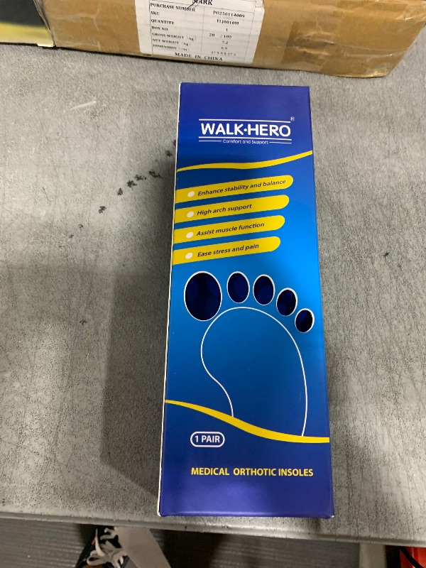 Photo 1 of Plantar Fasciitis Feet Insoles Arch Supports Orthotics Inserts Relieve Flat Feet, High Arch (Mens 7-7 1/2 | Womens 9-9 1/2)