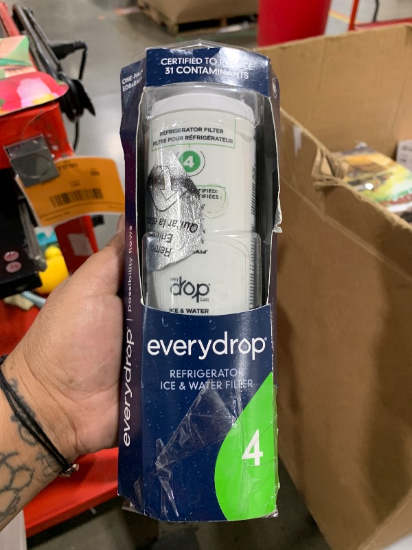 Photo 1 of everydrop by Whirlpool Ice and Water Refrigerator Filter 4, EDR4RXD1, Single-Pack