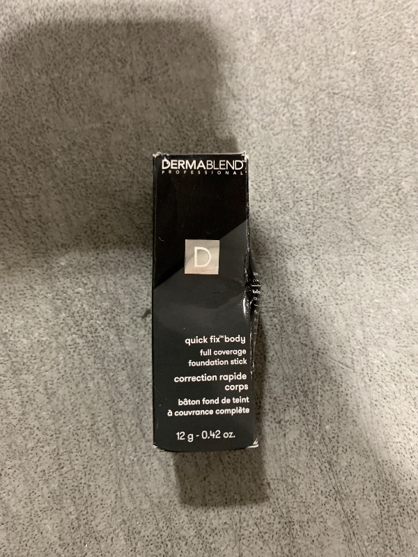 Photo 1 of Dermablend Quick-Fix Body Makeup Full Coverage Foundation Stick, Water-Resistant Body Concealer for Imperfections & Tattoos, 0.42 Oz