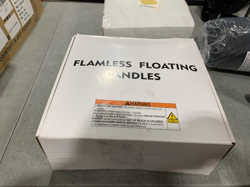 Photo 1 of Homemory 48 Pack 3” Flameless Led Floating Candles, 200 Hour White Battery Operate Waterproof Tealights for Cylinder Vases, Centerpieces at Wedding Decor, Party, Pool